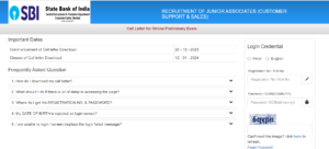 SBI clerk prelims admit card 2023 released 
