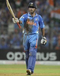 Gautam Gambhir scored 97 runs in 2011 ODI World Cup Final 