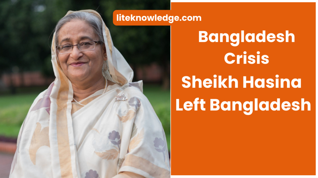 Sheikh Hasina left Bangladesh