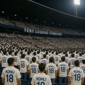 fans tribute to Virat kohli